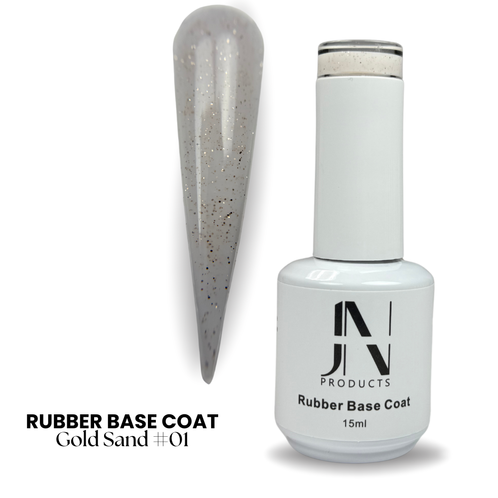 Rubber Base Coat Gold Sand #01