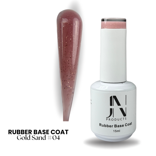 Rubber Base Coat Gold Sand #04