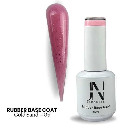 Rubber Base Coat Gold Sand #05
