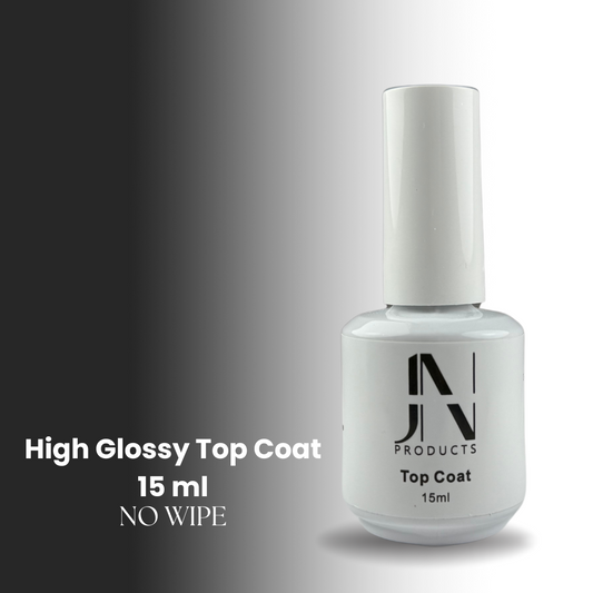 High Glossy TOP Coat 15ml  No Wipe